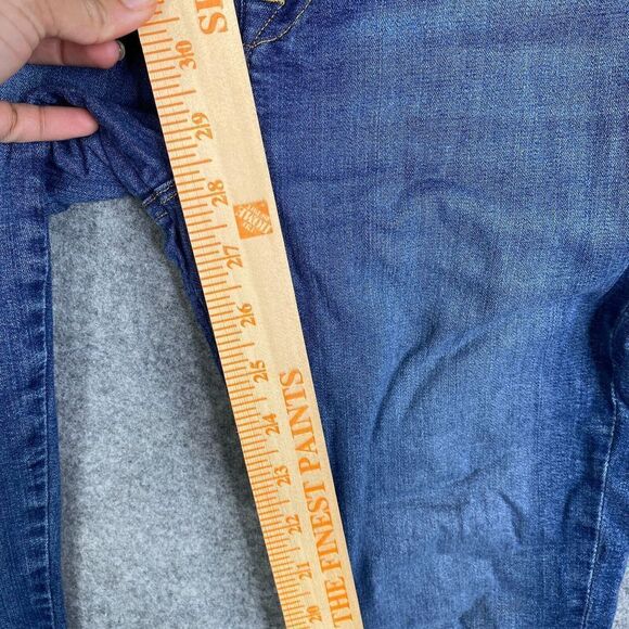 Frame Jeans Womens 27 Blue Denim Le High Skinny Stretch Medium Wash - Picture 4 of 9